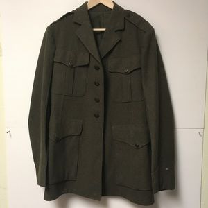 Vintage World war 2 Marine Army Green Jacket